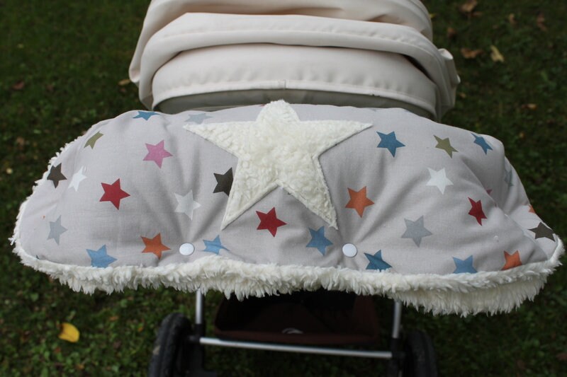 Kinderwagenmuff Muff Kinderwagen Handmuff Kinderwagen Muff Sterne Milla Louise